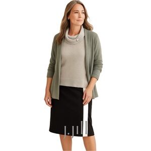 NWT J. JILL Wearever Pull On Skirt